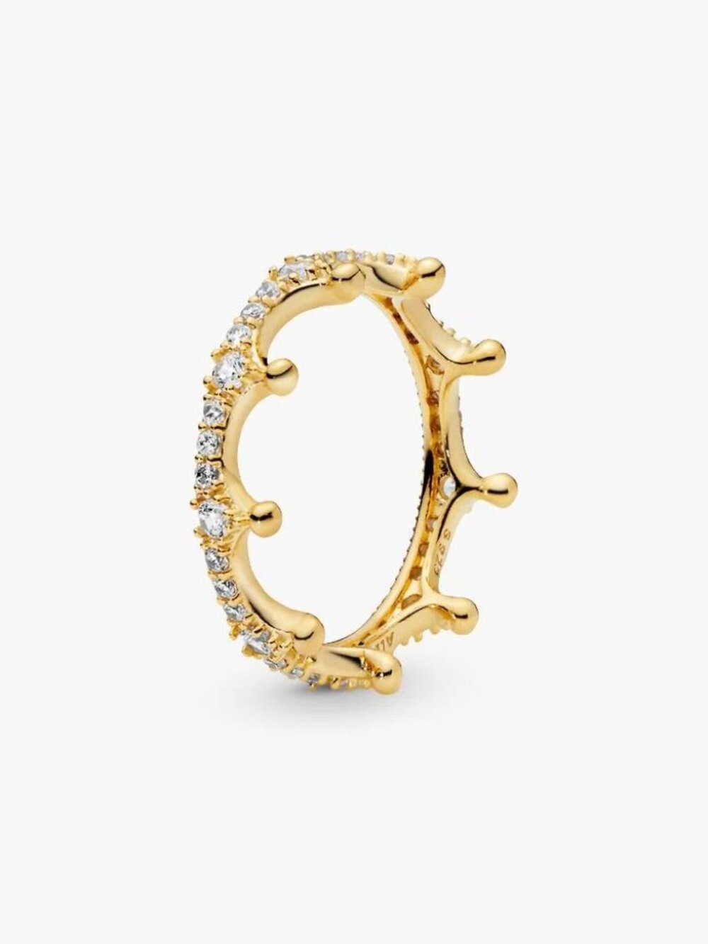 Pandora Clear Sparkling Crown Ring